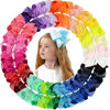 Picture of 30PCS Big 6 Inch Hair Bows for Girls Grosgrain Ribbon Toddler Hair Accessories with Alligator Clips for Toddlers Baby Girls Kids Teens
