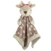 Picture of Minky Animal Snuggler Lovey Blanket for Kids, Babies, Boys, Girls, Gender Neutral Security Blanket with Stuffed Animal (Freckled Fawn)