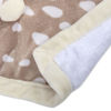 Picture of Minky Animal Snuggler Lovey Blanket for Kids, Babies, Boys, Girls, Gender Neutral Security Blanket with Stuffed Animal (Freckled Fawn)