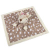 Picture of Minky Animal Snuggler Lovey Blanket for Kids, Babies, Boys, Girls, Gender Neutral Security Blanket with Stuffed Animal (Freckled Fawn)