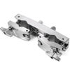 Picture of Facmogu Silver Multi-clamp, Adjustable Quick Release Multi-clamp Construct with Premium Stainless Steel Material, Cymbal Stand Mount Holder for Drum Cymbal Stands & Holders