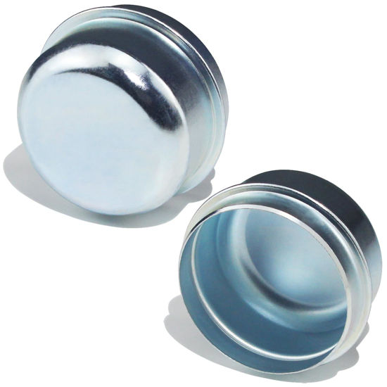 Picture of GREPSPUD 2pcs 1.98'' Trailer Axle Dust Caps, Trailer Hub Bearing Dust Cap Cup Wheel Center Grease Cover Caps for 2000-3500 lbs Boat Trailer Dexter EZ Lube Trailer Camper RV