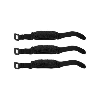 Picture of Cheerock 3pcs Bass Guitar String Mute Damper, Cotton Bass Guitar Fret Mute, Adjustable Guitar String Dampener, Bass Guitar Accessories