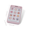 Picture of Soft Silicone Phone Shape Teether Boys Girls Baby Molar Teether Chew Toys, Teething Toy (Pink)