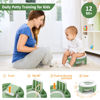 Picture of MCGMITT Portable Potty for Kids Travel - Foldable Training Toilet Chair for Toddler Girls with Storage Bags, Potty Training Toilet for Outdoor and Indoor Easy to Clean(Green)