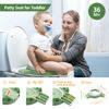 Picture of MCGMITT Portable Potty for Kids Travel - Foldable Training Toilet Chair for Toddler Girls with Storage Bags, Potty Training Toilet for Outdoor and Indoor Easy to Clean(Green)