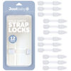 Picture of Child Safety Strap Locks (12 Pack) Baby Proof Cabinets, Drawers, Fridge, Toilet & Trash Cans - 3M Adhesive Childproof Locks - Jool Baby