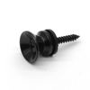 Picture of harpfeas 4PCS Metal Strap Buttons End Pins with Mounting Screws for Electric Acoustic Guitar, Bass, Ukulele (Black)