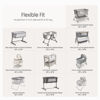 Picture of lulumoon Muslin Bassinet Sheets for Baby: Soft Bedside Sleeper Bassinet Fitted Sheets for Boys and Girls
