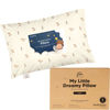 Picture of Mini Toddler Pillow with Pillowcase - 9x13 My Little Dreamy Mini Pillow, Organic Toddler Pillows for Sleeping, Kids Pillow, Small Pillows, Travel Pillows for Sleeping, Toddler Bed Pillows (Fox Tales)