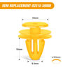 Picture of GOOACC 50Pcs 9.5mm Hole Door Trim Panel Retainer Clips Compatible with Hyundai 82315-38000 Accent Azera Elantra Equus Santa Fe Sonata Tucson Veloster GM 94530565