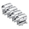Picture of EVIL ENERGY 2'' Exhaust Clamp,Lap Joint Band Clamp Stainless Steel for Pipes,Mufflers,Catalytic Converters (2, 2.0 inch)