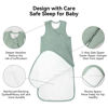 Picture of Rayon Made from Bamboo Sleep Sack 0-6 Months 1.0 Tog Ultra Soft Baby Wearable Blanket 0-3 Months Sleeping Sack 3-6 Months for Infant Newborn Babies Unisex Girl Boy 2-Way Zipper Breathable Lightweight
