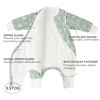 Picture of Duomiaomiao 3.5 TOG Toddler Sleep Sack 2-3T 100% Cotton Winter Side Open Zipper Baby Sleep Sack with Feet, Warm Toddler Wearable Blanket
