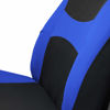 Picture of FH Group Car Seat Covers Front Set Blue Cloth-Seat Covers for Low Back Car Seats with Removable Headrest,Universal Fit,Automotive SeatCover,Airbag Compatible Car Seat Cover for SUV,Sedan,Van