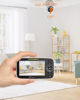 Picture of iFamily Split Screen Baby Monitor, Large Display Video Baby Monitor with 2 Cameras and Audio, Long Range, Remote pan tilt, Night Vision, Temperature Sensor, 2 Way Talk, Feeding Clock and lullabies.