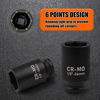 Picture of EGOFIX 1/2" Drive Deep Impact Socket, 36mm Metric Socket, Axle Nut Socket CR-MO 6 Point for Easy Removal of Axle Shaft Nuts