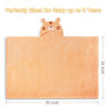 Picture of WODHOY Hooded Toddler Bath Towels 0-5 Years, 2-Pack Absorbent Kids Hooded Bath Towel, Thick Toddler Bath Towels with Hood, Baby Hooded Bath Towel, 50'' x 32'' Soft Kids Hooded Towels,Children