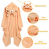 Picture of WODHOY Hooded Toddler Bath Towels 0-5 Years, 2-Pack Absorbent Kids Hooded Bath Towel, Thick Toddler Bath Towels with Hood, Baby Hooded Bath Towel, 50'' x 32'' Soft Kids Hooded Towels,Children
