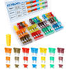 Picture of 182PCS Car Fuses Assortment Kit, Professional Blade Fuses Automotive - Standard & Mini & Low Profile Mini Fuse (5A/7.5A/10A/15A/20A/30A/40A), cooclensportey Mixed Auto Fuses for Boat, Auto, RV, Truck