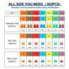 Picture of 182PCS Car Fuses Assortment Kit, Professional Blade Fuses Automotive - Standard & Mini & Low Profile Mini Fuse (5A/7.5A/10A/15A/20A/30A/40A), cooclensportey Mixed Auto Fuses for Boat, Auto, RV, Truck