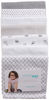 Picture of Simple Joys by Carter's Unisex Babies' Muslin burp cloths, Pack of 7, Grey/White/Black, One Size