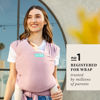 Picture of Moby Wrap Baby Carrier | Classic | Baby Wrap Carrier for Newborns & Infants | #1 Baby Wrap | Go to Baby Gift | Keep Baby Safe & Secure | Adjustable for All Body Types | for Moms & Dads | Dusty Rose