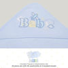 Picture of Spasilk Bath Hooded Towels & Washcloths Set for Babies, 23-Piece Gift Set, Blue