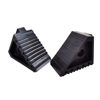 Picture of HOXWELL Solid Heavy Duty Rubber Wheel Chocks 2 Packs, Premium Chock for Car, Travel Trailers, RV, Truck, and ATV(2 pcs, Black) 8" x 4" x 6"