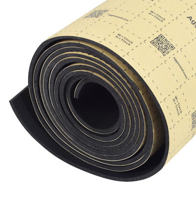 Picture of Aggsound 1/4inch Thickened Sound Deadener for Multiple Use,High Density Foam with Adhesive,for Car, Boat, RV Shield Insulation Dampening Mat,18sqft