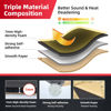 Picture of Aggsound 1/4inch Thickened Sound Deadener for Multiple Use,High Density Foam with Adhesive,for Car, Boat, RV Shield Insulation Dampening Mat,18sqft