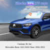 Picture of Sun Shade Sunshade for Mercedes-Benz GLC/GLK SUV Windshield Cover, 4-Layer Front Window Shade Custom fit 2016-2022 Sun Visor 240T Retractable Shield Shade Blocks UV Rays Cooler Car Accessories