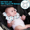 Picture of KAKIBLIN Baby Neck Pillow, Upgraded baby support pillow,Baby Neck Support Pillow for Carseat, Newborn Neck Support for Car Seat,Pushchair,Travel (White Star)