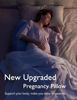 Picture of Momcozy Pregnancy Pillow, Original F Shaped Maternity Pillow for Pregnant Women with Adjustable Wedge Pillow, Full Body Support Pregnancy Pillows for Side Sleeping with Velvet Cover, Grey