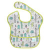 Picture of Bumkins Bibs for Girl or Boy, SuperBib Baby and Toddler 6-24 Months, Essential Must Have for Eating, Feeding, Baby Led Weaning Supplies, Mess Saving Catch Food, Waterproof Soft Fabric, Green Cactus
