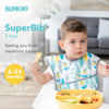 Picture of Bumkins Bibs for Girl or Boy, SuperBib Baby and Toddler for 6-24 Months, Essential Must Have for Eating, Feeding, Baby Led Weaning Supplies, Mess Saving Catch Food, 3-pk Feathers, Arrows and Quill