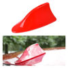 Picture of Shark Fin Antenna Cover for Car, Automotive Top Roof Aerials AM/FM Radio Signal Base, Vehicle Shark Fin Shape Cover with Adhesive Tape, Car Accessories Universal for Most Sedan, SUV, Van (Red)