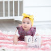 Picture of BABYGIZ Baby Girl Headbands-Infant,Toddler Cotton Handmade Hairbands with Bows Child Hair Accessories (Yellow)