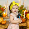 Picture of BABYGIZ Baby Girl Headbands-Infant,Toddler Cotton Handmade Hairbands with Bows Child Hair Accessories (Yellow)