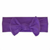 Picture of BABYGIZ Baby Girl Headbands-Infant,Toddler Cotton Handmade Hairbands with Bows Child Hair Accessories (Purple)