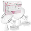 Picture of Nenesupply 24mm Flange and Duckbil Valves Compatible with Spectra S1 Spectra S2 Breastpump Replacement to Spectra Pump Parts and Spectra Flange Replace Spectra Duckbill Valves and Spectra Accessories