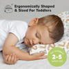 Picture of KeaBabies Toddler Pillow with Pillowcase, Jumbo 14X20 - Soft Organic Cotton Toddler Pillows for Sleeping - Machine Washable - Perfect for Travel, Toddler Bed Set (Wild Count)