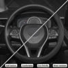 Picture of West Llama Customized Auto Car Steering Wheel Cover for Toyota Tundra Tacoma 4runner 15-15.5inches (Black-Large Size)