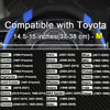Picture of West Llama Customized Auto Car Steering Wheel Cover for Toyota Rav4 Corolla Camry Highlander (Black+Blue)