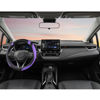 Picture of West Llama Customized Auto Car Steering Wheel Cover for Toyota Rav4 Corolla Camry Highlander (Black+Purple-Standard Size)