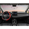 Picture of West Llama Customized Auto Car Steering Wheel Cover for Toyota Tacoma,4Runner,Tundra,Sequoia,15.5-16 inch (Black+Red-Large Size)