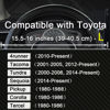Picture of West Llama Customized Auto Car Steering Wheel Cover for Toyota Tacoma,4Runner,Tundra,Sequoia,15.5-16 inch(Diamond Quilted-Black+Blue-Large Size)