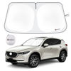 Picture of SHINEHOME Car Windshield Sun Shade Compatible with 2017-2023 2024 Mazda CX-5 CX5 Accessories Sport, Touring, Grand Touring, 4 Door Crossover Foldable Sunshade Custom Windshield Sun Visor