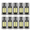 Picture of iFunyLED 10 Pieces 194 LED Bulb Super Bright 6500K T10 168 2825 W5W 34-SMD 3014 Chipsets Replacement Bulbs for Car Trunk Interior Dome Map Door Dash Courtesy License Plate Lights - Xenon White