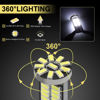 Picture of iFunyLED 10 Pieces 194 LED Bulb Super Bright 6500K T10 168 2825 W5W 34-SMD 3014 Chipsets Replacement Bulbs for Car Trunk Interior Dome Map Door Dash Courtesy License Plate Lights - Xenon White
